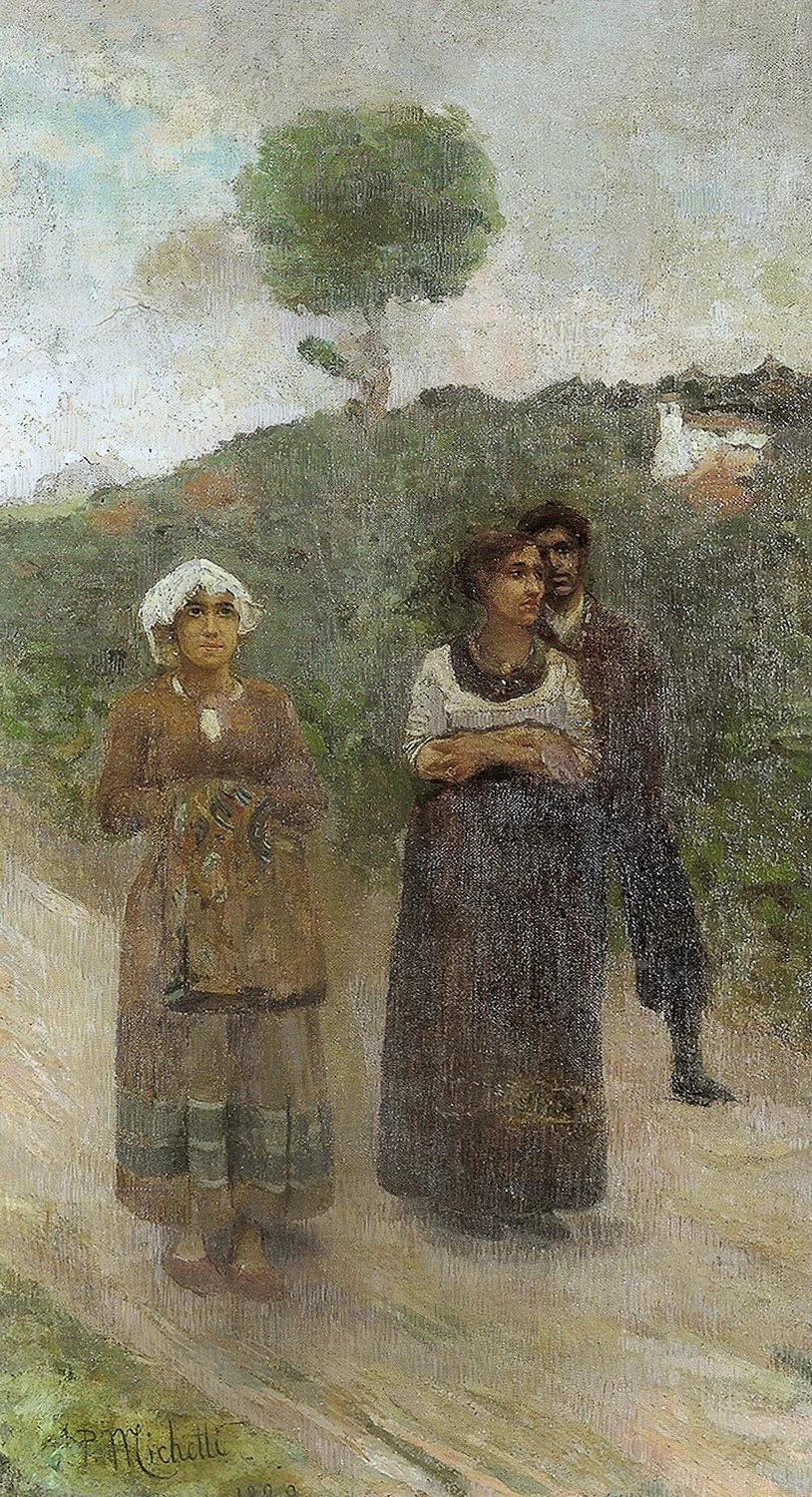 Francesco Paolo Michetti - Contadini italiani, Museu Casa de Rui Barbosa
